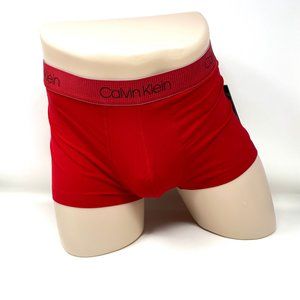 Calvin Klein Menβs Underwear Low Trunk Red Mesh Ck Air Fx Tech Moisture Wicking